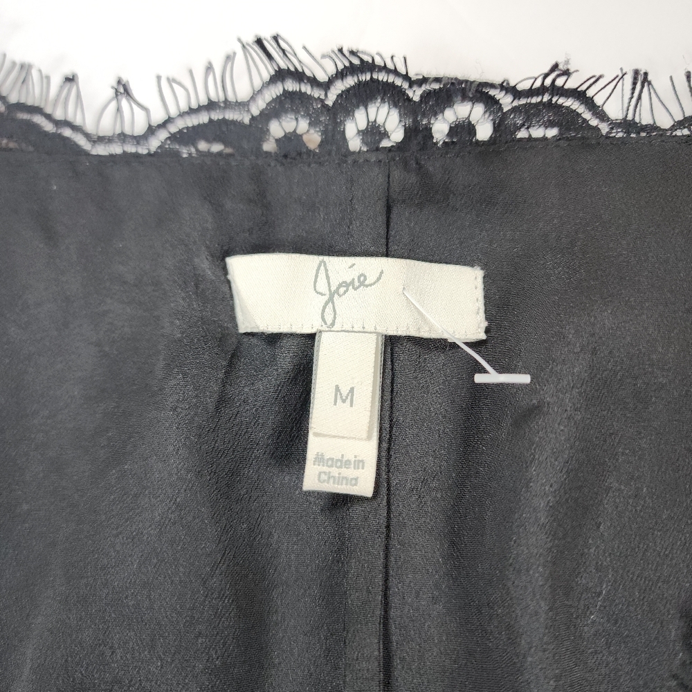 Joie Nikolina Black Lace Cocktail Party Mini Dress Size Medium - Picture 5 of 16